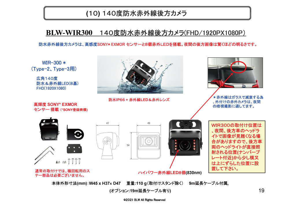X3 製品機能／使用方法 BLW ダイレクトショップ
